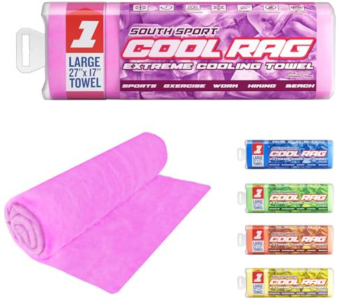 Cool RAG Extreme Kühlhandtuch zur Wärmeentlastung – PVA-Kühlhandtuch für Workout, Fitnessstudio, Laufen und andere Outdoor-Sportarten – Kühltuch für Hals – kühles Handtuch für schnelle Kühlung
