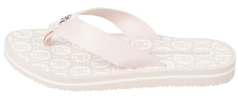 Tommy Hilfiger TH Emblem Beach Sandal FW0FW07900, Infradito Donna, Rosa (Whimsy Pink), 36 EU