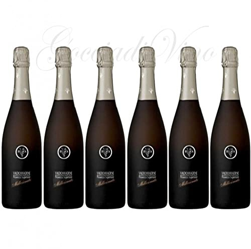 6 Flaschen Prosecco Valdobbiadene Superiore DOCG Jahrgang Val D Oca