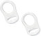 Anneau à boutons en silicone, 2 adaptateurs de tétine, anneau adaptateur pour tétine en silicone, anneau en silicone pour tétine (transparent) (transparent)