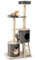 GYMAX Tiragraffi per Gatti, 68 x 39 x 161 cm, Carico 20 kg, Tronchi in Sisal, Cuscino Rimovibile Lavabile, Ideale per Gatti Grandi Adulti (Stile 5)