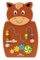 TikTakToo Motorikbrett Motorikwand Motorikbrett Montessori Sortieren Lernen, (Formen-Steckspiel, Motorikschleifen, 1-TLG), aus FSC-Holz, Wandmontage, mit verschiedenem Motorikspielzeug
