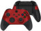 eXtremeRate Coque Avant de Remplacement pour Xbox Séries X/S, Coque Avant avec Poignée Grip Customisé pour Xbox Séries X/S Manette, Rouge Écarlate&Noir
