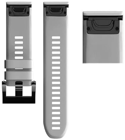 DAVNO Cinturino per smartwatch Garmin Fenix 5X 5 5S Plus 3 3HR 6 6S 6X Pro Watch Quick Silicone Facile da montare cinturini da polso 26 22 20 mm, 20MM Fenix 6S 5S, Agata