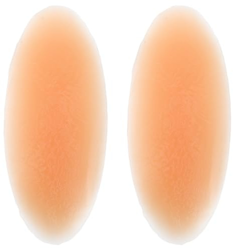 KOMBIUDA 2 cuscinetti adesivi in silicone per polpaccio, morbidi e invisibili, per gambe dritte o storte