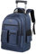 perfeclan Sac à Dos de Voyage à roulettes, Sac à Dos d'ordinateur, Sac à Dos de Voyage, Porte-Documents à roulettes pour Ordinateur Portable, pour Femmes et, Bleu Foncé