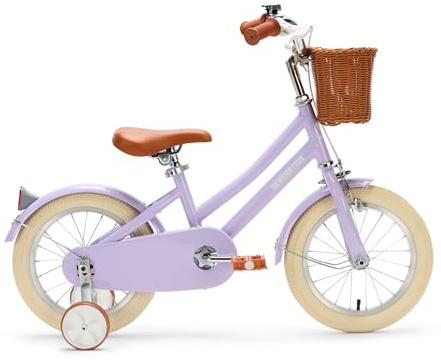 Generation Hip Kinderfahrrad 14 Zoll - Lila - Fahrrad mit Stützrädern für Kinder von 3 bis 5 Jahren