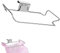 Hanging Trash Bag Holder, Stainless Steel Trash Bag Holder, Bin Bag Holder for Kitchen Cabinets Doors and Cupboards Towel Gloves Hanger