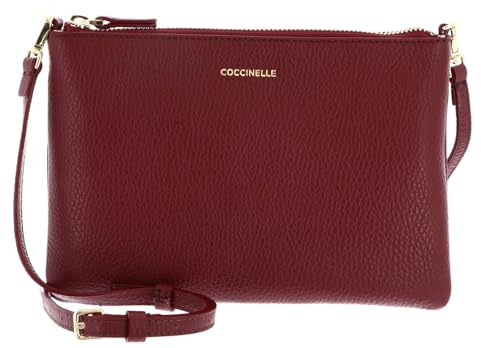 Coccinelle Leder Umhängetasche Best Crossbody Bag Ribes beere