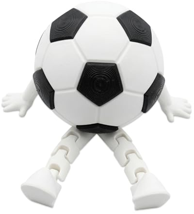 EAVUYIS Fußballfiguren-Kollektion, Miniatur-Sportornamente, Souvenirs zu internationalen Fußballwettbewerben 2026, mit beweglichen Füßen, Mini-Schreibtischdekoration für Zuhause und das Büro