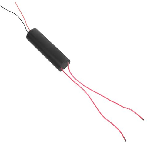 NUOBESTY Generatore Di Elevatore Di Tensione Step-up In Plastica Nero Con Protezione Da Sovracorrente Per Esperimenti Scientifici