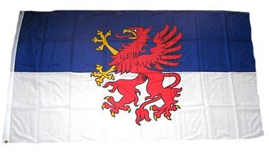 Fahne / Flagge Pommern NEU 90 x 150 cm Flaggen