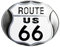 eeddoo® Gürtelschnalle - Route 66 (Buckle für Wechselgürtel für Damen und Herren | Belt Frauen Männer Oldschool Rockabilly Metall Gothic Wave Rock Biker Western Trucker Casino Skull)