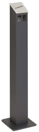 HISKA Standascher Aluminium Pulverbeschichtet (Anthrazit)
