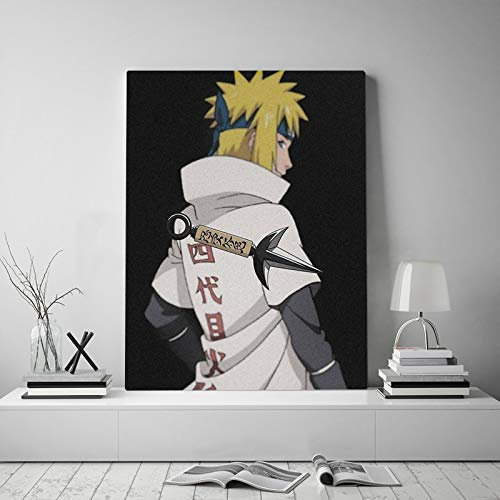 Oszagh Mode Leinwand Malerei Home Decor Bilder Drucke Minato Namikaze Naruto Anime -30x40cm Leinwand Living Leinwanddrucke