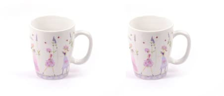 Cha Cult 2 X NEU teemando® Becher Flower Girls, Porzellan 0,25 l = 2 Becher