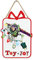 Disney Pixar Toy Story Buzz Lightyear Toy = Joy Hanging Wood Wall Decor - Fun Toy Story Holiday Sign for Christmas Decorating