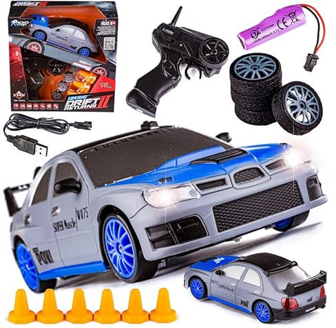 s-idee® SC24A06 Drift Car 1:24 Ferngesteuertes RC Auto blau