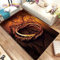 BBAUER L-Ord of The Rings H-Obbit Print Flanell Teppich Home Türmatte Dekor Spiel rutschfeste Fußmatte Teppich F84 120×180CM