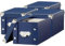 PEARL CD/DVD Archivbox: 2er-Set CD-Archiv-Box für je 24 Standard- oder 48 Slim-CD-Hüllen, blau (DVD-Kiste, DVD Archivierung)
