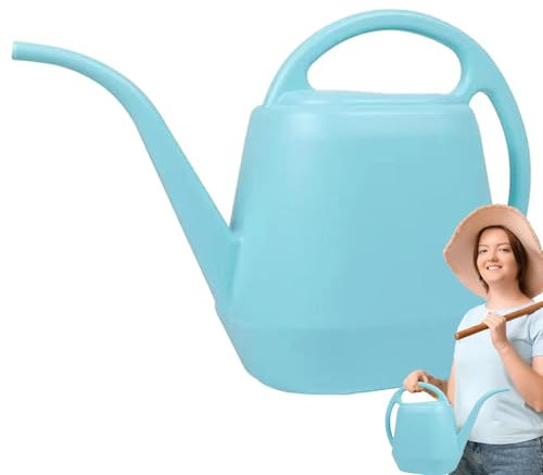 Grande Capacité Arrosoir, 4L Long Bec Bouilloire, Arrosoir De Jardin, PlantePulvérisateur Long Bec Bouilloire pour Intérieur Extérieur JardinPlantes Fleurs, lac Bleu