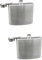 PRETYZOOM 2 Stk Edelstahlkrug taschen Whiskey likörflaschen Flachmann Whisky-Flasche Silver
