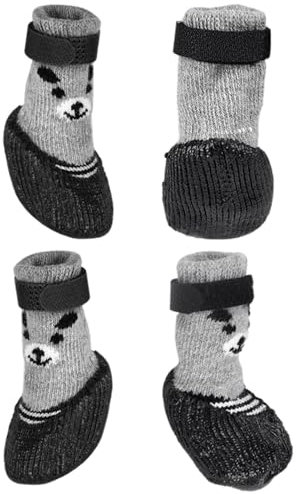 Yianyal wasserdichte Hundeschuhe – rutschfeste Welpenschuhe | Atmungsaktive Hundeschuhe, Verstellbarer Riemen, Pfotenschutz für heiße Gehwege, verschneite