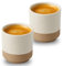 Maxito Espressotassen ∣ 2er Set mit 100 ml ∣ Modernes Design für Espresso aus Keramik ∣ Ideal als Espressotassen Set ∣ Espressotassen dickwandig