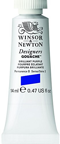 Winsor & Newton 14ml Designers Gouache Tube - Brilliant Purple