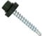 Color-Head Trapezblechschrauben 100 Stück, Farbe Chromoxidgrün RAL6020, 4,8x60mm, Bohrschrauben, Blechschrauben mit EPDM-Unterlegscheibe, Dachschrauben verzinkt für Trapezblech & Blechdach