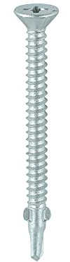 TIMco LW65S Self Drilling Screws 5.5 x 65 - Silver Ruspert (Box of 200)