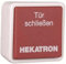 Hekatron Handauslösetaster AP/UP HAT02 Gehäuse weiß Wippe rot IP20