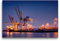 Premium Textil-Leinwand 45 x 30 cm Quer-Format Hamburg Hafen, Leinwanddruck von Sichtweisen