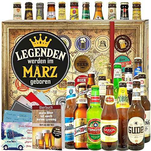 Legenden März/Bier Paket Welt und DE/Geschenkset März/Adventskalender Bier 2024 2025