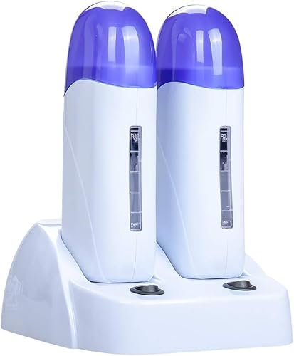 Calentador de Cera para Depilación con Rollos de Cera Tibia para una Depilación Suave y Efectiva - Kit de Depilación Profesional para Uso en el Hogar o el Salón de Belleza