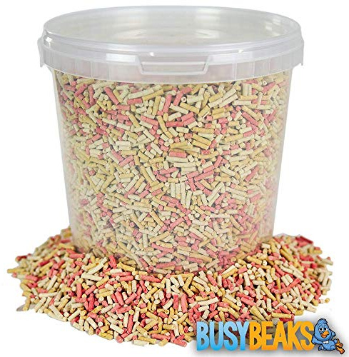 BusyBeaks Premium Mixed Suet Pellets (5L) - Wild Bird Food with Insects, Berries & Mealworms - High Energy Garden Bird Feed, Nutritious Seed-Free Pellets for Small Birds, Year-Round Bird Feeder
