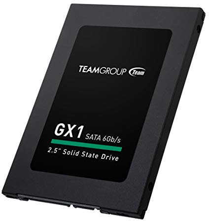 Team Group T253X1480G0C101 SSD GX1 Serie Unità a Stato Solido Interno 480GB Disco SSD 2,5 pollici SATA III 6.0 Gb/s Lettura 530MB/s Scrittura 430MB/s