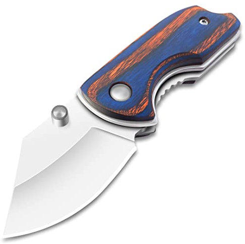 Eil Sehr scharfes Outdoormesser Einhandmesser Mini Klein EDC Taschenmesser Schraubendreher Perfekte Jagdmesser Knife aus Edelstahl für Jagdcamping Feld-Überleben