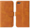 LOLFZ Wallet Case for iPhone 7/8/SE 2020/SE 2022, Vintage Leather Book Case with Card Holder Kickstand Magnetic Closure Flip Case Cover - Yellow
