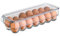 Hogar y Mas HUEVERA FRIGORIFICO Transparente con Tapa 12 Huevos 32,5X11,5X7,2CM