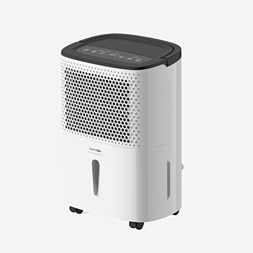 UNIVERSALBLUE | Deshumidificador Silencioso 10 litros | Portátil | Potencia 200W | Tanque de Agua 1,8l | 2 velocidades | Control electrónico | Sistema de Seguridad