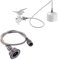 CAMPINGMOON Camping Gasherd Adapter, Eingang EN417 Lindal Ventil Kanister, Ausgang: Butangaskocher Z13M