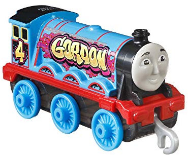 Thomas & Friends Graffiti Gordon Push-Along Zugmotor für Vorschulkinder, ab 3 Jahren