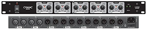 Mixeur, zoning, 2 entrée/5 zones | Unités d'effets audio visuel, 1 x Qté – Z5M