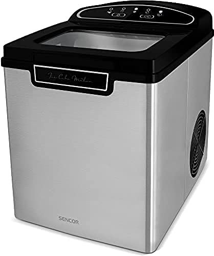 Sencor SIM 3500SS - Macchina per il ghiaccio, 105 W, colore: Argento
