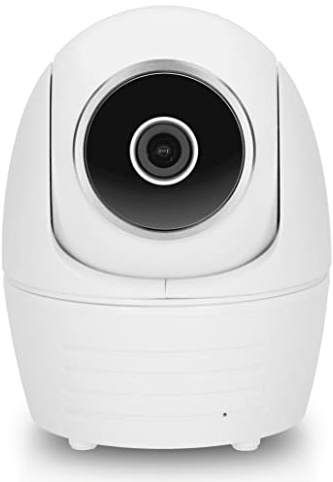 Alecto DVC166IP WLAN IP Kamera - ferngesteuert schwenkbare Überwachungskamera Innen - Zwei-Wege-Audio - IR Nachtsicht - Bewegungsmelder - Micro-SD - LAN - weiß