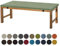 Aselbia Bankauflage Sitzkissen 140X35X5CM,Waschbare Rutschfestes Bankkissen Sitzauflage Bequeme Bankpolster für Bank, Fensterbank, Gartenmöbel, Terrasse, Drinnen,Achat Grün
