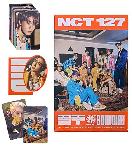 NCT127 – 4. Album [2 BADDIES] (SMART Album – Nemo Ver.) Bildkarte + QR Card + Sticker + Faltpapier + Fotokarte + 2 Pin Button Badges + 4 Extra Fotokarten