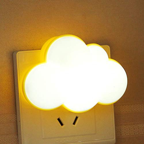 LED-Nachtlicht Automatische Induktion Steckdose mit Niedrigem Verbrauch Nachtlampe Sensorsteuerung Wolkenlicht