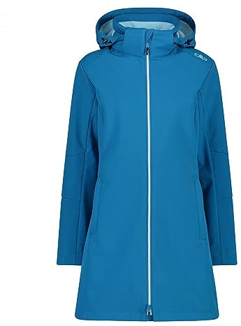 CMP - Damenparka mit Kapuze und Reißverschluss, Jade, XXXL